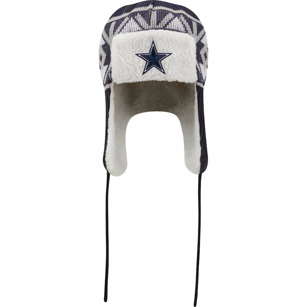 Dallas Cowboys New Era Knit Trapper Hat Navy | NFL