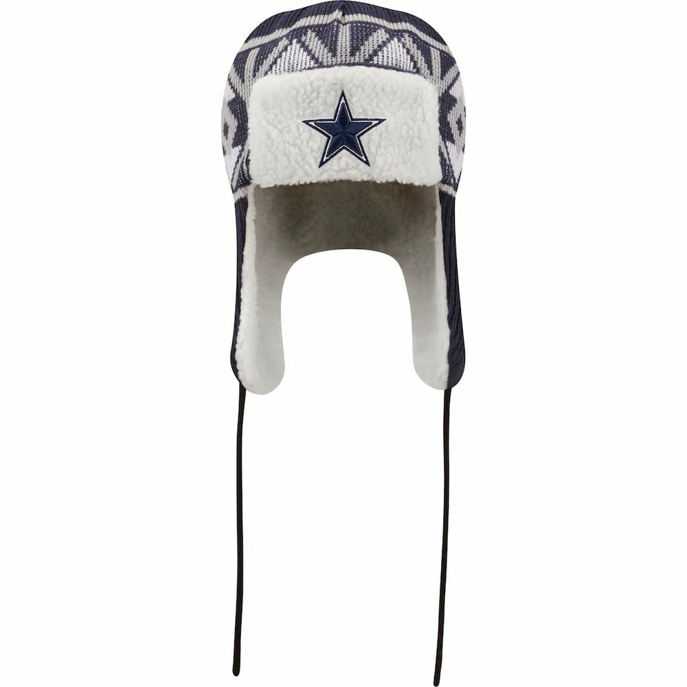 Dallas Cowboys New Era Knit Trapper Hat Navy | NFL