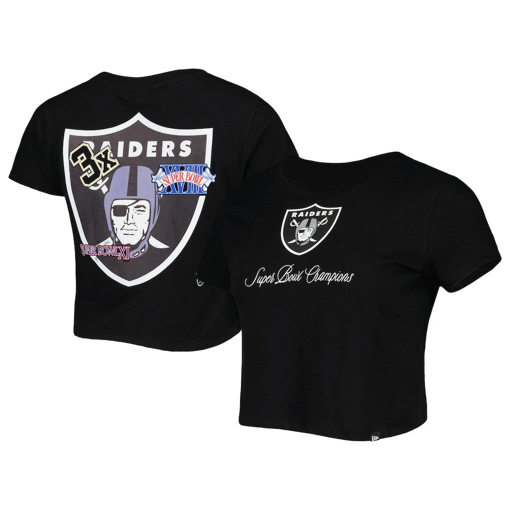Las Vegas Raiders New Era Women's Historic Champs T-Shirt Black | NFL