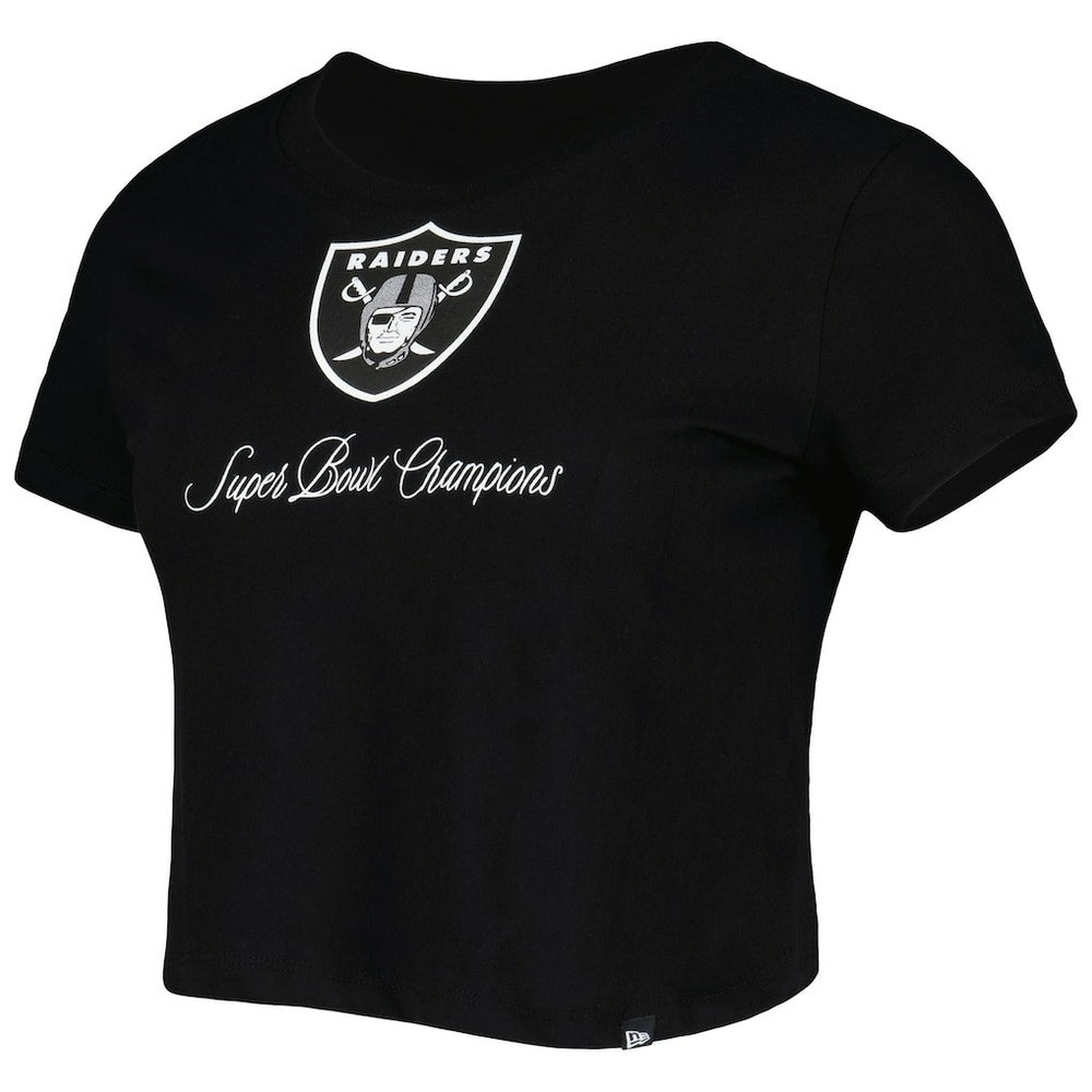 Las Vegas Raiders New Era Women's Historic Champs T-Shirt Black | NFL