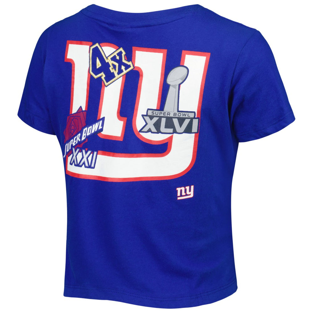 New York Giants New Era Women's Historic Champs T-Shirt Royal | NFL