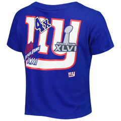New York Giants New Era Women's Historic Champs T-Shirt Royal | NFL