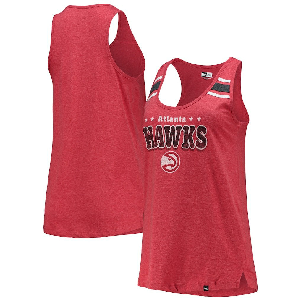 Atlanta Hawks Women's Scoop-Neck Racerback Tank Top Red - NBA