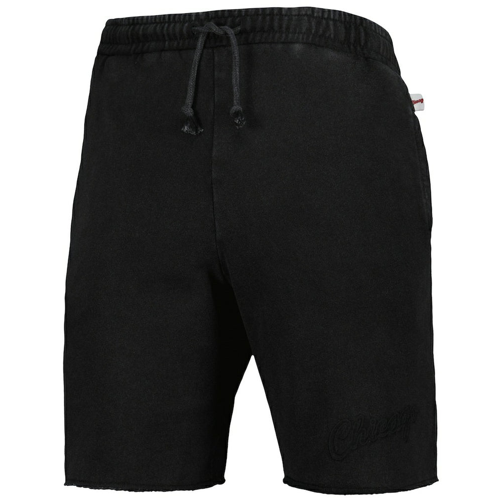 Chicago Bulls French Terry Tonal Fleece Shorts Black - NBA