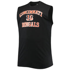Cincinnati Bengals Big & Tall Muscle Tank Top Black | NFL