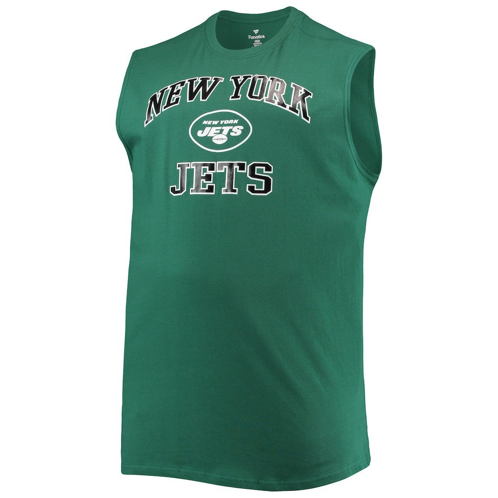 New York Jets Big & Tall Muscle Tank Top Green | NFL