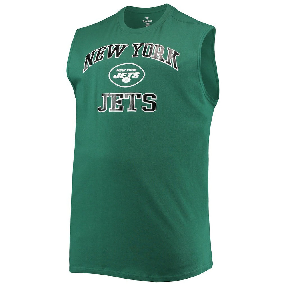 New York Jets Big & Tall Muscle Tank Top Green | NFL