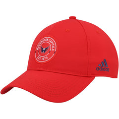 Washington Capitals adidas Team Circle Slouch Adjustable Hat - Red - NHL
