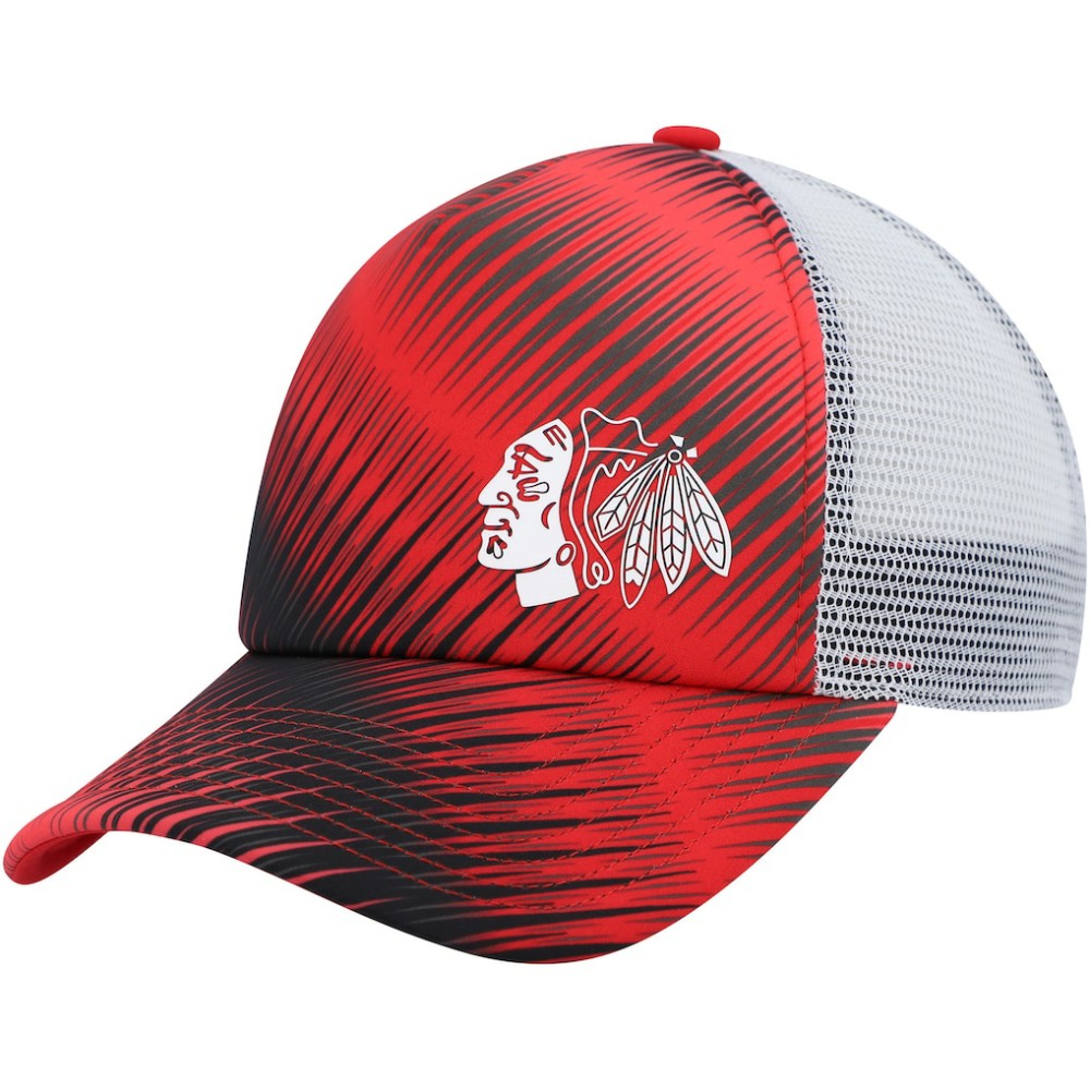 Chicago Blackhawks adidas Women's Graphic Foam Trucker Snapback Hat - Red/White - NHL