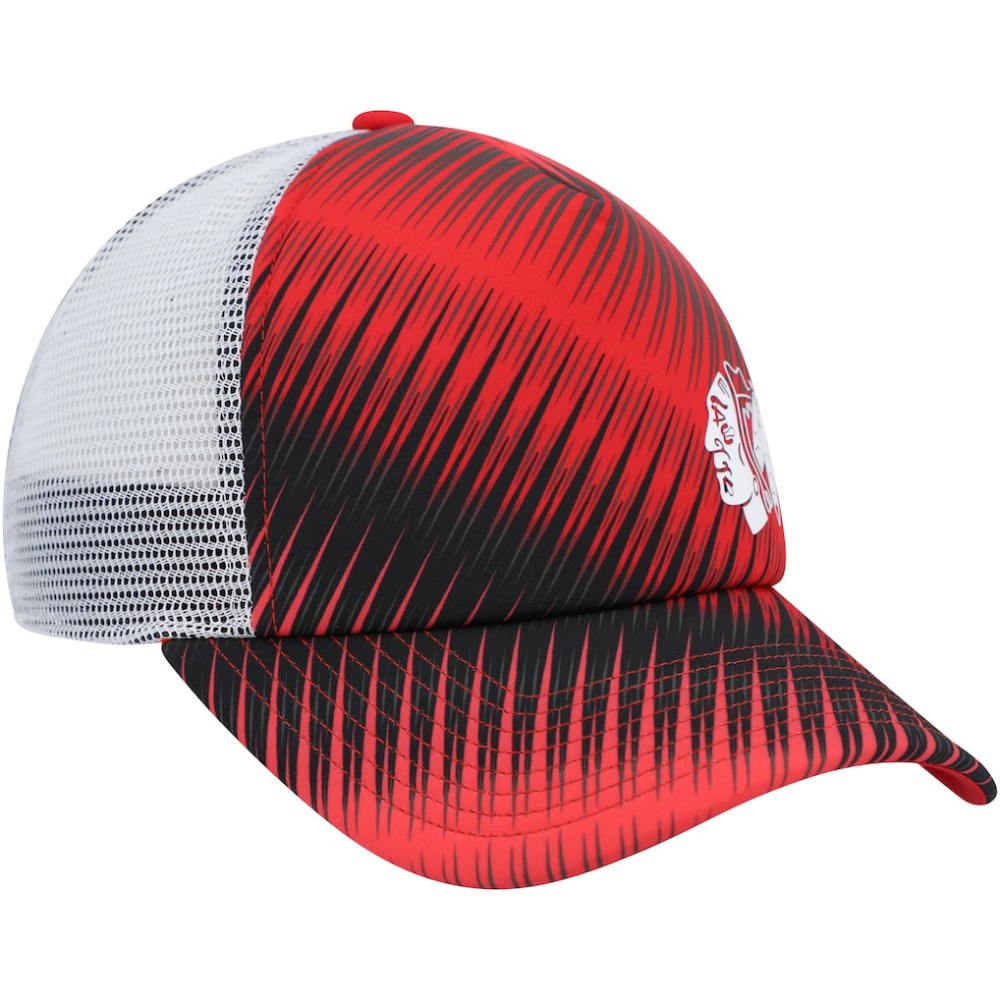 Chicago Blackhawks adidas Women's Graphic Foam Trucker Snapback Hat - Red/White - NHL