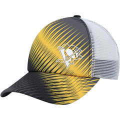 Pittsburgh Penguins adidas Women's Graphic Foam Trucker Snapback Hat - Black/White - NHL