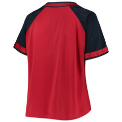 Washington Nationals Women's Plus Size Raglan T-Shirt - MLB