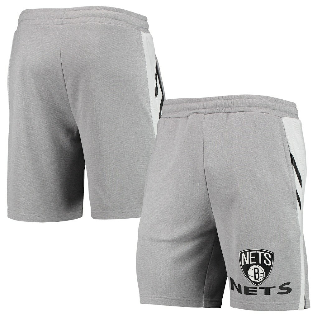Brooklyn Nets Concepts Sport Stature Shorts Gray - NBA