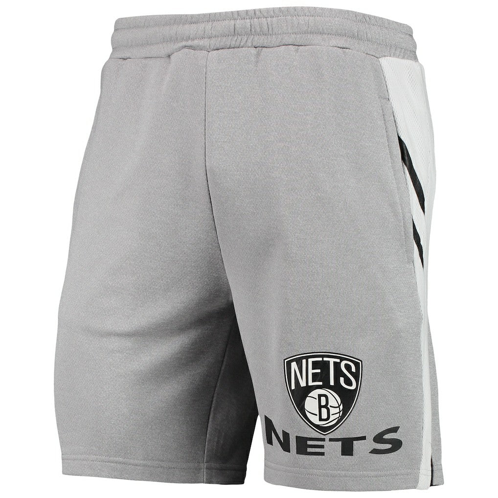 Brooklyn Nets Concepts Sport Stature Shorts Gray - NBA