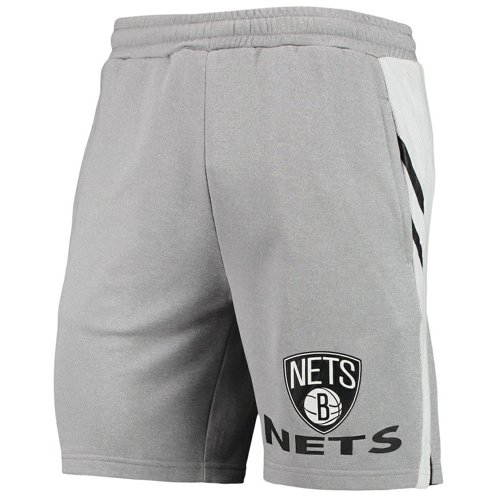 Brooklyn Nets Concepts Sport Stature Shorts Gray - NBA