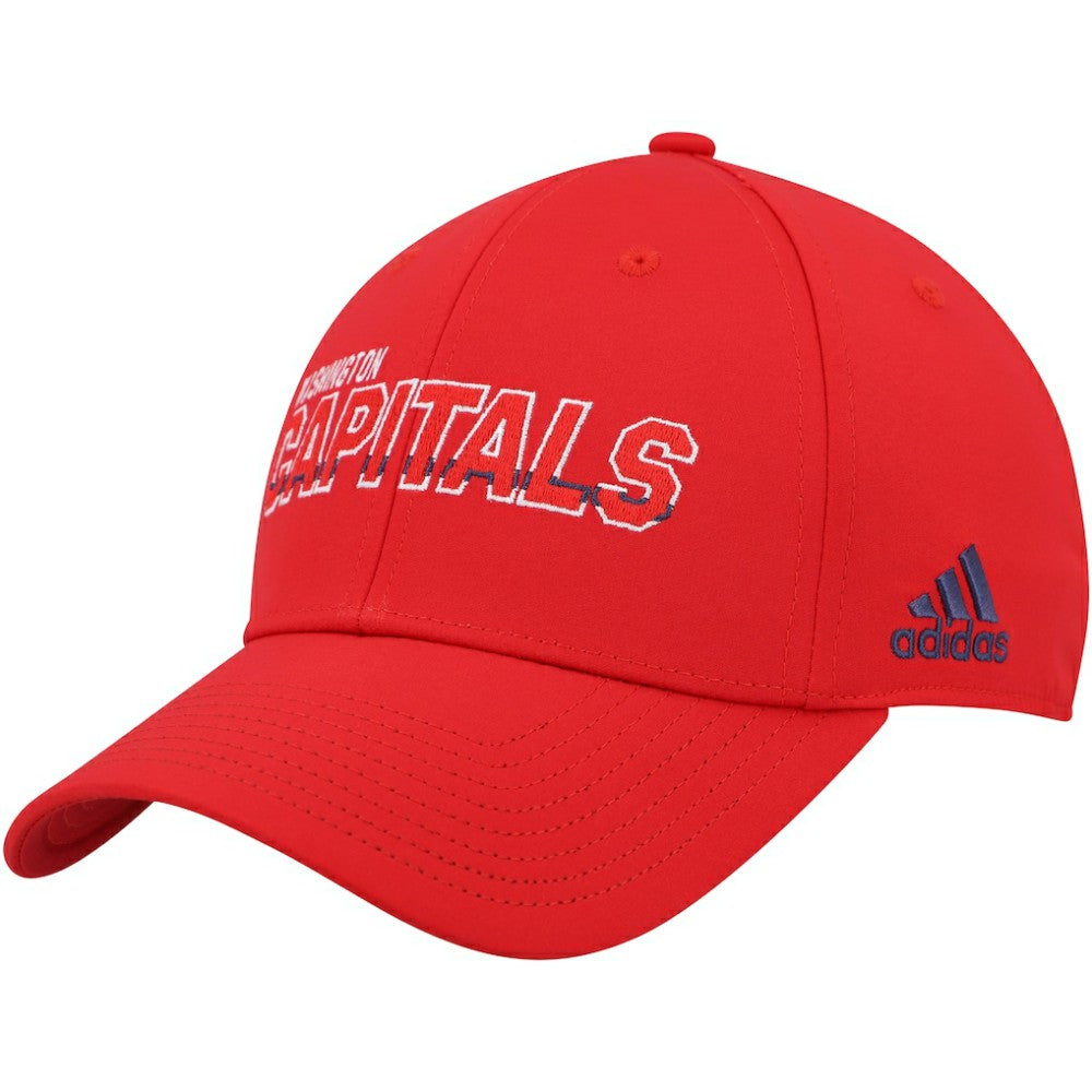 Washington Capitals adidas Team Bar Flex Hat - Red - NHL