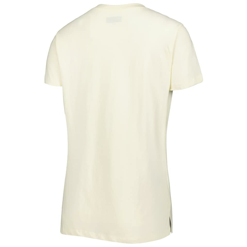 Indianapolis Colts New Era Women's Chrome Sideline T-Shirt Cream | NFL