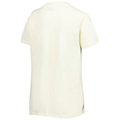 Las Vegas Raiders New Era Women's Chrome Sideline T-Shirt Cream | NFL