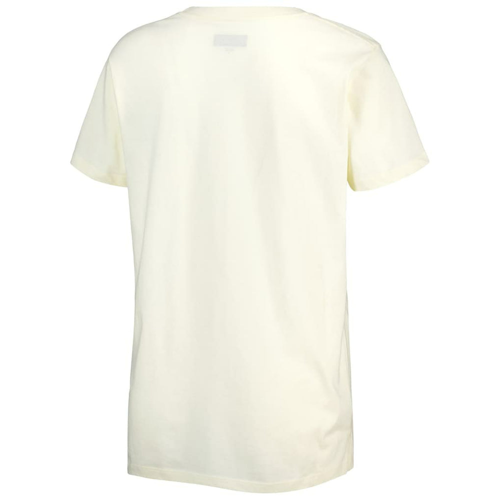 Washington Commanders New Era Women's Chrome Sideline T-Shirt Cream | NFL