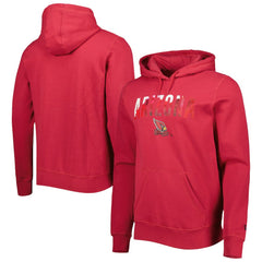 Arizona Cardinals New Era Ink Dye Pullover Hoodie Cardinal | NFL