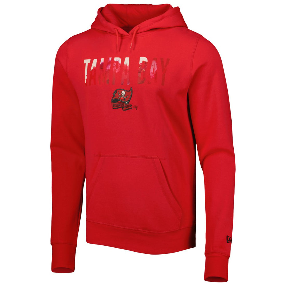 Tampa Bay Buccaneers New Era Ink Dye Pullover Hoodie Red | NFL