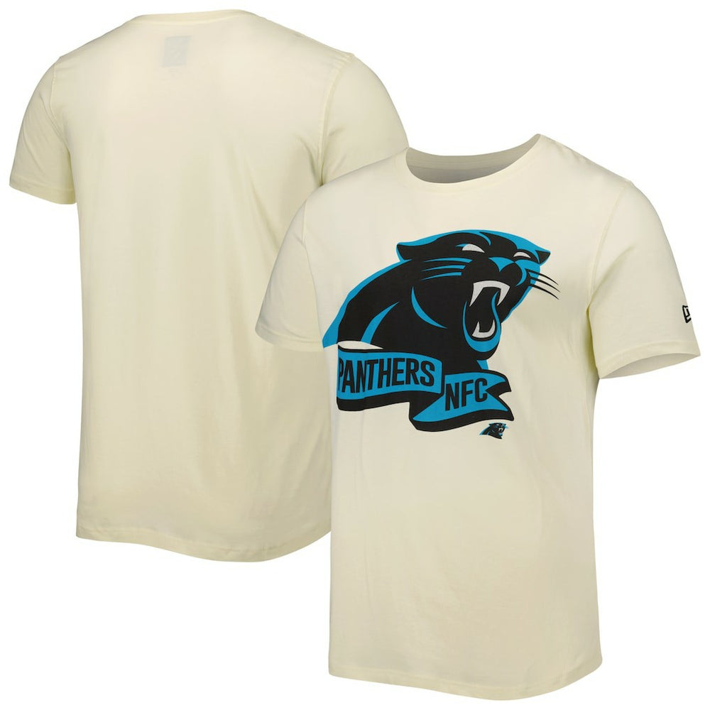 Carolina Panthers New Era Sideline Chrome T-Shirt Cream | NFL
