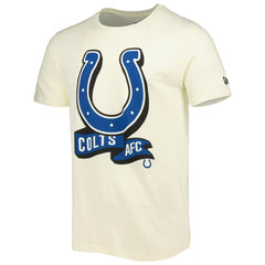 Indianapolis Colts New Era Sideline Chrome T-Shirt Cream | NFL