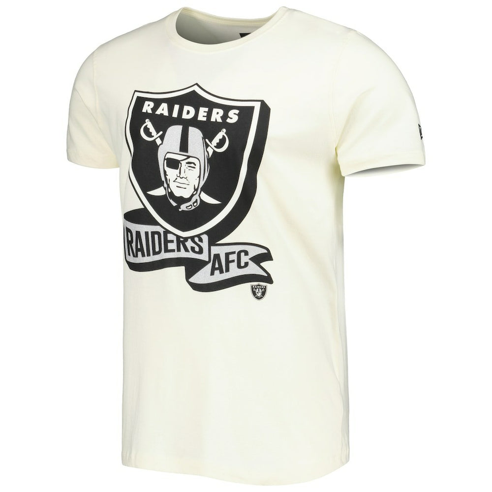 Las Vegas Raiders New Era Sideline Chrome T-Shirt Cream | NFL