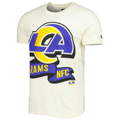 Los Angeles Rams New Era Sideline Chrome T-Shirt Cream | NFL