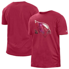 Arizona Cardinals New Era 2022 Sideline Ink Dye T-Shirt Red | NFL