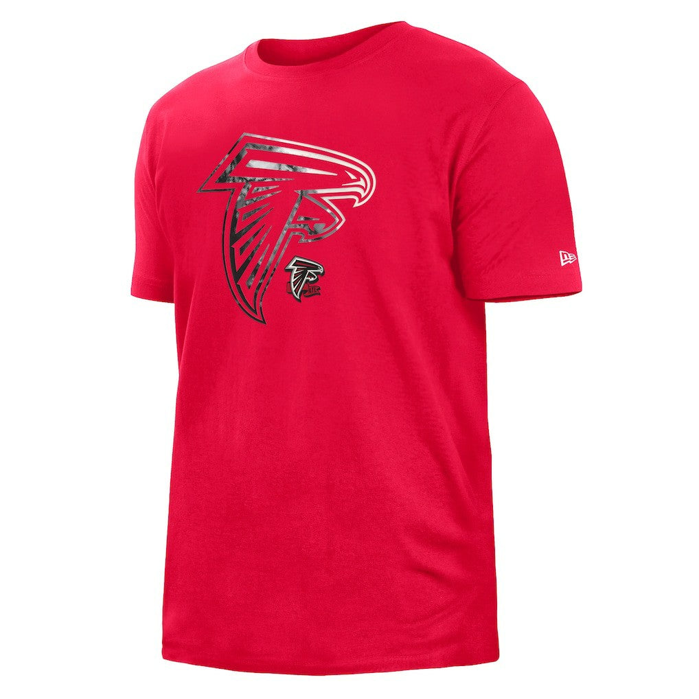 Atlanta Falcons New Era 2022 Sideline Ink Dye T-Shirt Red | NFL