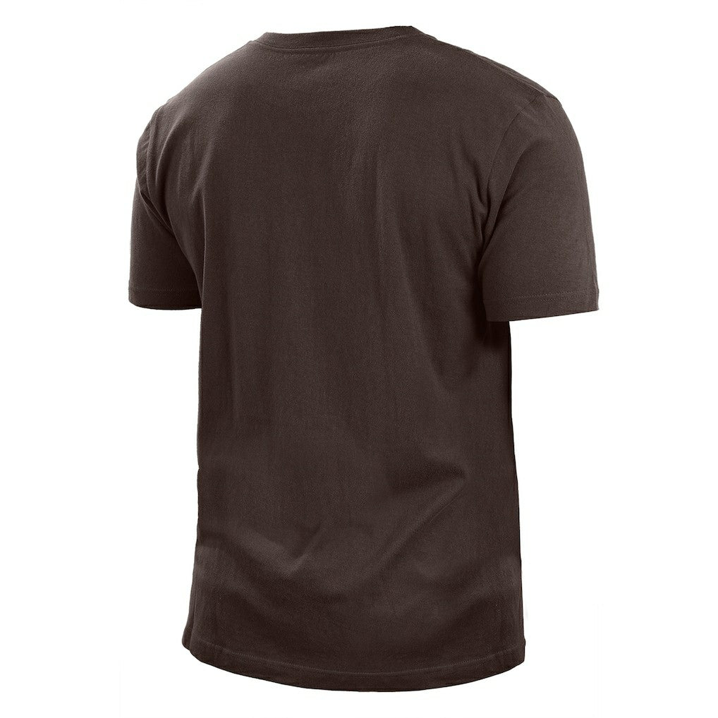 Cleveland Browns New Era 2022 Sideline Ink Dye T-Shirt Brown | NFL