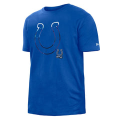 Indianapolis Colts New Era 2022 Sideline Ink Dye T-Shirt Blue | NFL