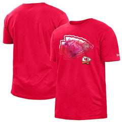 Kansas City Chiefs New Era 2022 Sideline Ink Dye T-Shirt Red | NFL