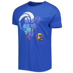 Los Angeles Rams New Era 2022 Sideline Ink Dye T-Shirt Royal | NFL