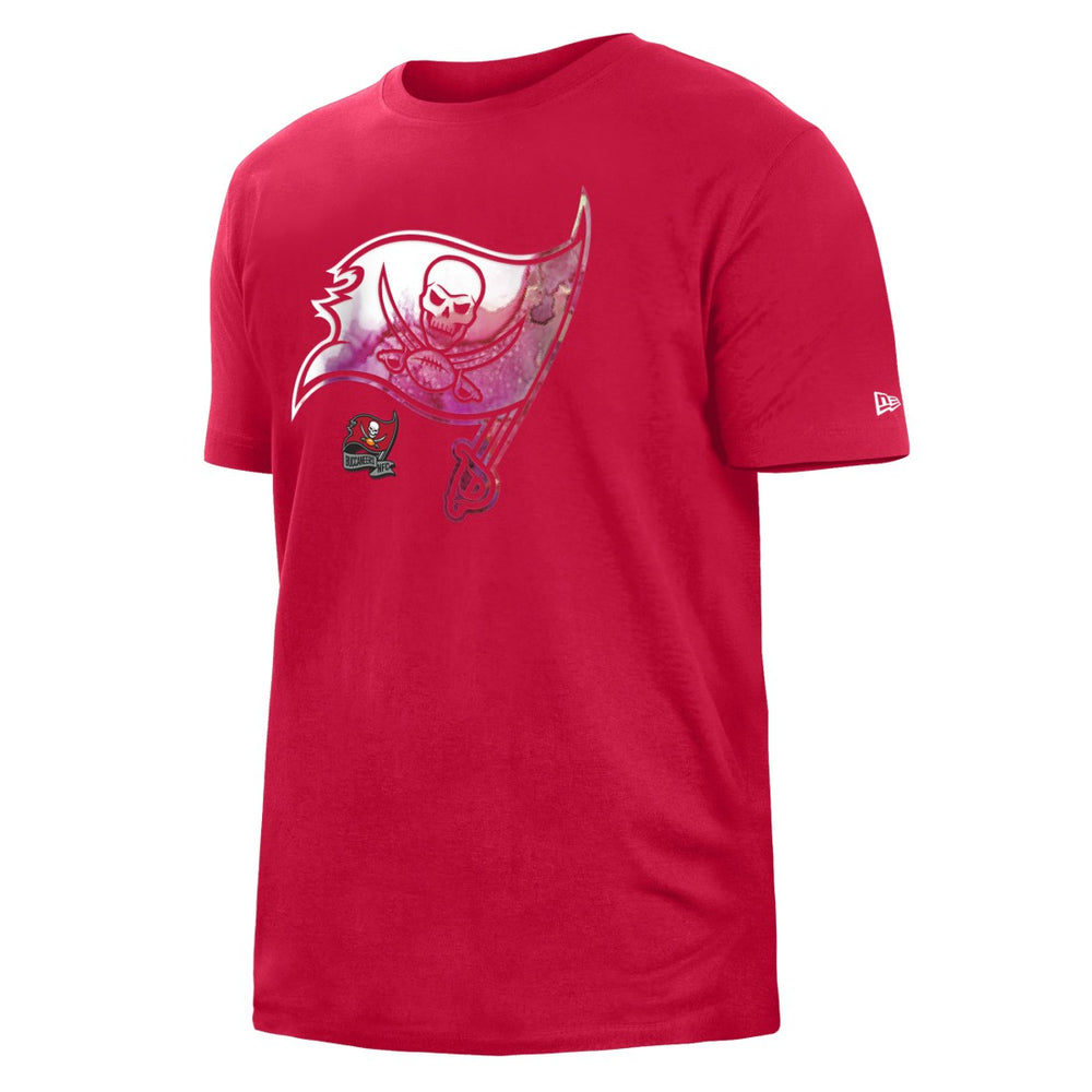 Tampa Bay Buccaneers New Era 2022 Sideline Ink Dye T-Shirt Red | NFL