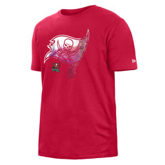 Tampa Bay Buccaneers New Era 2022 Sideline Ink Dye T-Shirt Red | NFL