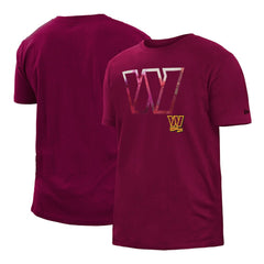Washington Commanders New Era 2022 Sideline Ink Dye T-Shirt Burgundy | NFL