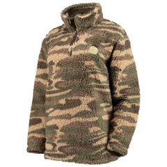 Boston Bruins G-III Sports by Carl Banks Women's Sherpa Quarter-Zip Jacket - Camo - NHL
