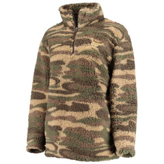 St. Louis Blues G-III Sports by Carl Banks Women's Sherpa Quarter-Zip Jacket - Camo - NHL