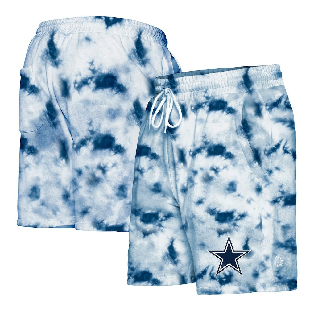 Dallas Cowboys New Era Tie-Dye Shorts Navy | NFL