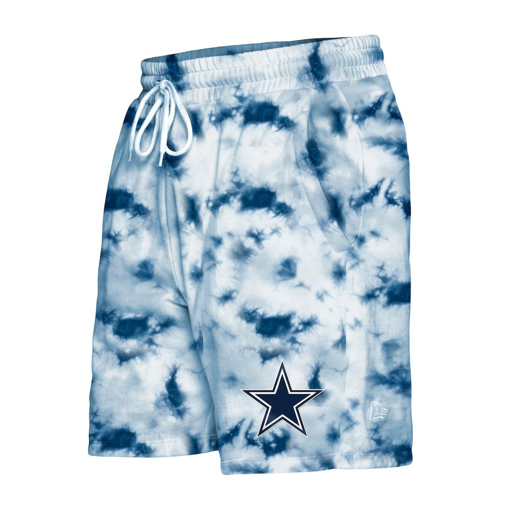 Dallas Cowboys New Era Tie-Dye Shorts Navy | NFL