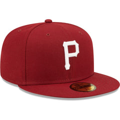 Pittsburgh Pirates New Era White Logo 59FIFTY Fitted Hat - MLB