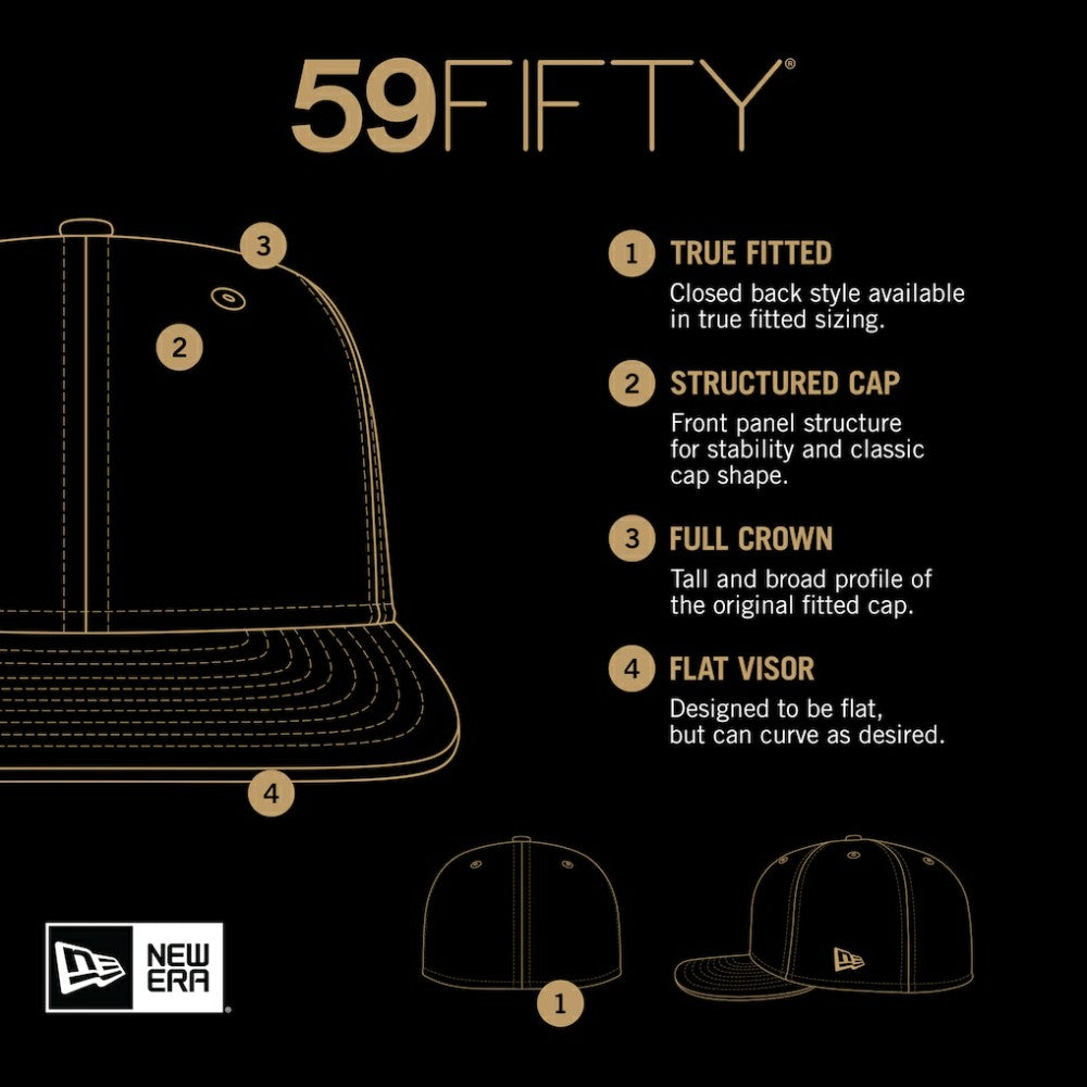 Pittsburgh Pirates New Era White Logo 59FIFTY Fitted Hat - MLB