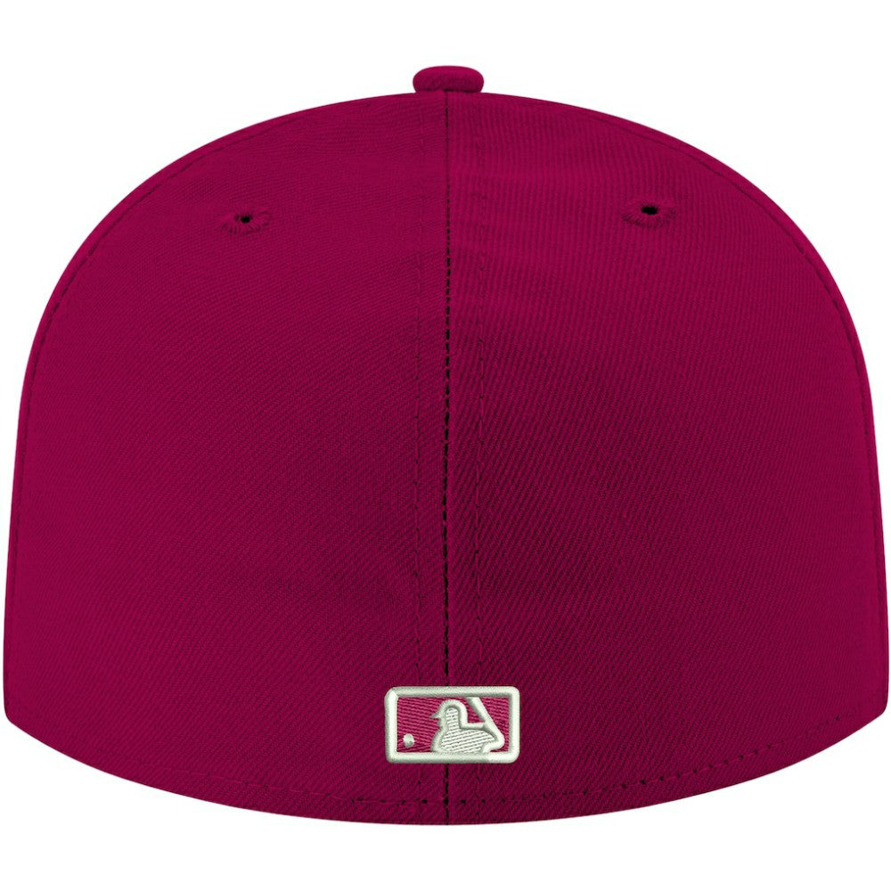 Washington Nationals New Era White Logo 59FIFTY Fitted Hat - MLB