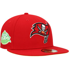 Tampa Bay Buccaneers New Era Super Bowl XXXVII Citrus Pop 59FIFTY Fitted Hat Scarlet | NFL
