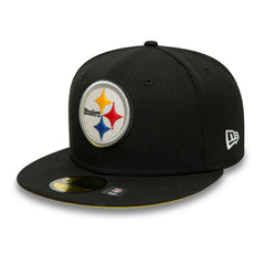 Pittsburgh Steelers New Era Super Bowl XL Citrus Pop 59FIFTY Fitted Hat Black | NFL