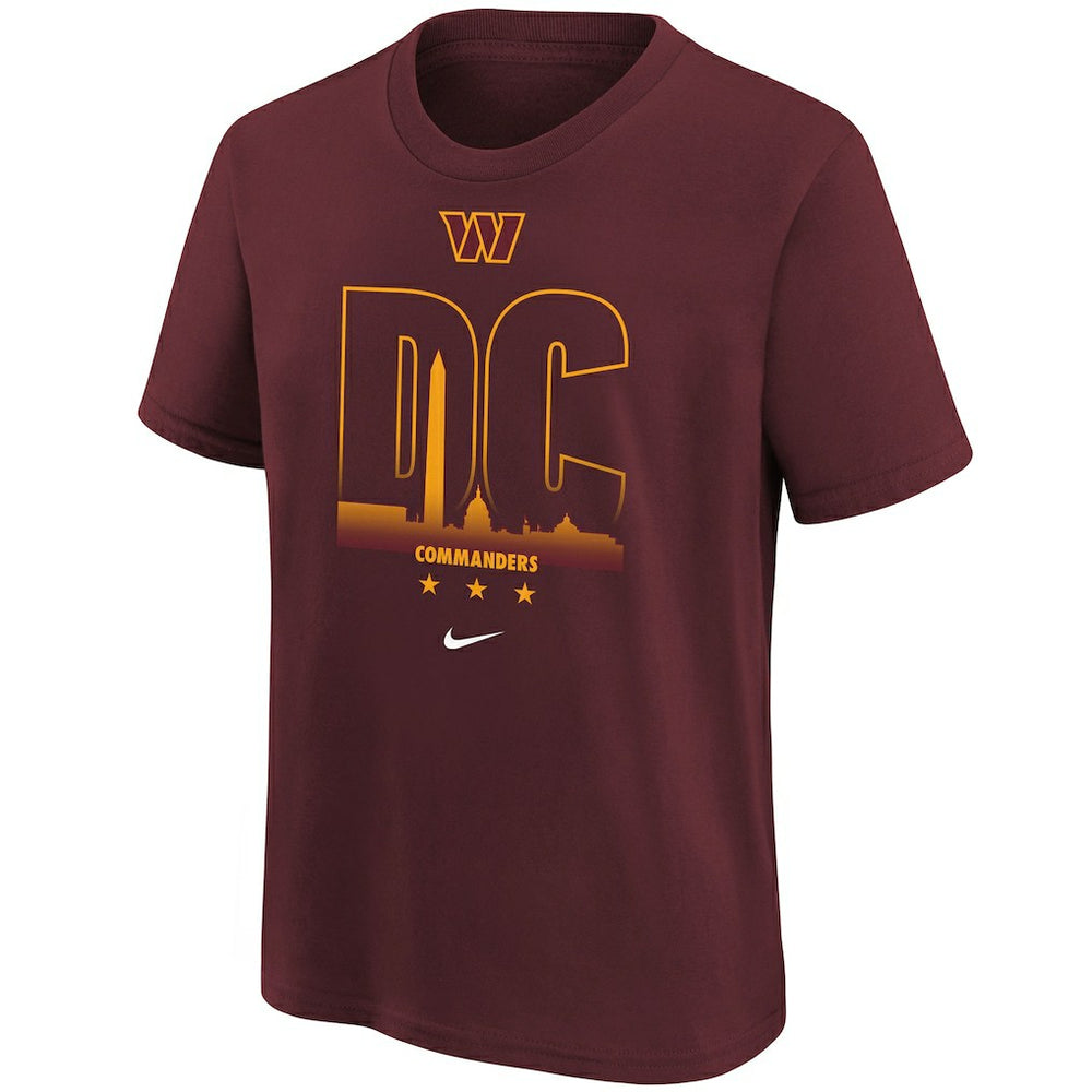 Washington Commanders Youth Team City T-Shirt Burgundy | Nike for Sale