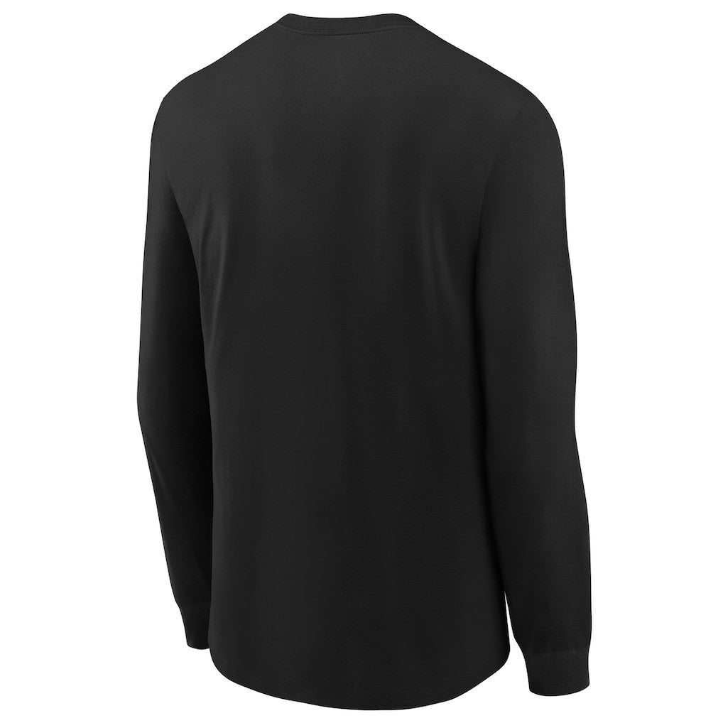 Washington Commanders Youth Team Color Split Long Sleeve T-Shirt Black | Nike for Sale