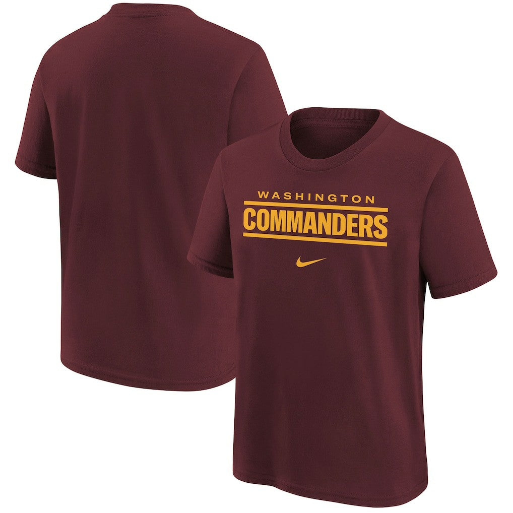Washington Commanders Youth Wordmark T-Shirt Burgundy | Nike for Sale